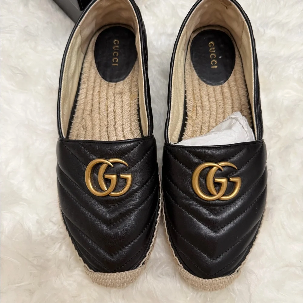 GUCCI Nappa Charlotte Mules